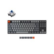 Геймърска Механична клавиатура Keychron K8 TKL, Hot-Swappable Gateron Optical Blue Switch RGB Backlight